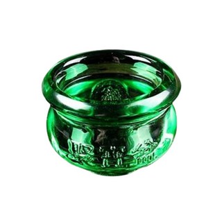 金色元寶裝飾擺件，招財進寶居家擺飾，提升品味質感，營造吉祥如意氛圍, 【水晶聚寶盆】綠色