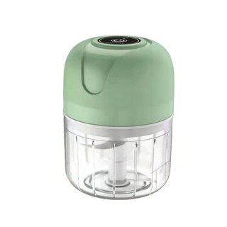 杰出好品 食物料理機/切蒜器/絞肉機/USB調理機, 綠色-三刀片, 1個