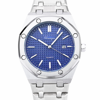 글로윅 방수 야광 쿼츠 스틸 남성 손목시계