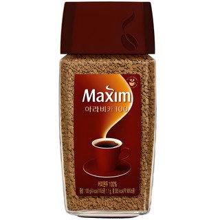 Maxim 麥心 阿拉比卡即溶咖啡粉, 100g, 1罐, 1罐