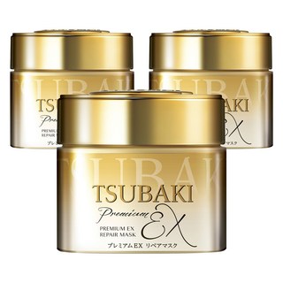 TSUBAKI 思波綺 頂級EX修護髮膜, 180g, 3個