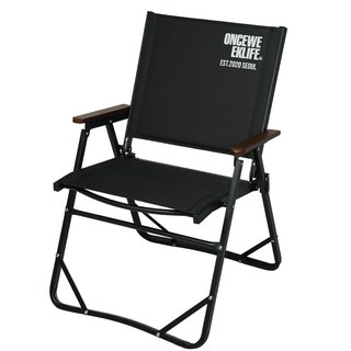 원스위크라이프 컴피 폴딩 체어 L, 1개, 블랙