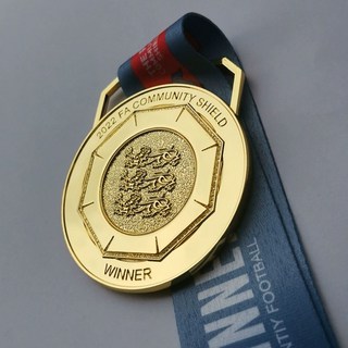 2024 프리미어리그 커뮤니티실드 메달 맨유 기념 준우승 메달 굿즈 우승 맨시티, 2022 리버풀 골드, 기본 색상