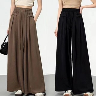 清倉撿漏 尾單大牌剪標專櫃撤回外貿 闊腿裙褲女大碼休閒山本長褲