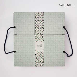 새담 손잡이 화과자 20구 박스 1개 / 곶감 전통간식 양갱상자