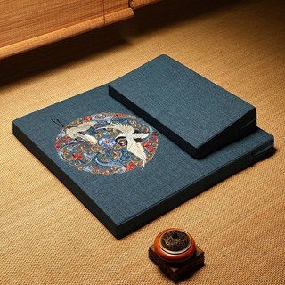 육각 상자 선물 케이스 쿠키 답례품 선물 상자 박스 다각형 종이, 1개, B_다크블루 자수 실크 린넨 하단패드 60x60cm