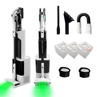 최신형 차이슨 AI 자동 충전 먼지 비움 올인원 스마트 타워 무선청소기, AI TOWER 청소기