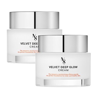 넘버에잇 벨벳 딥 글로우 수분크림 물광 보습 속건조, 50ml, 2개