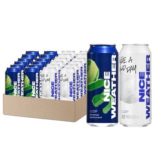 클룹 제로소다 청사과+소다, 24개, 500ml