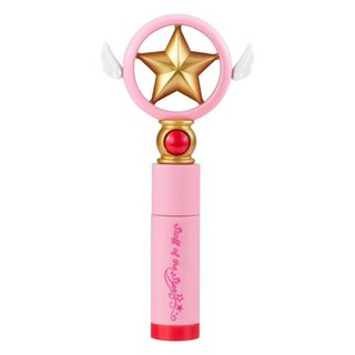 萬代 庫洛魔法使 封印解除 唇膏收納盒 鳥頭杖 日月星之杖小櫻 扭蛋, 1個, 星之杖