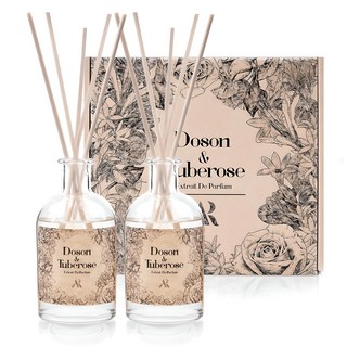 AREMANTE 奢華系列擴香瓶2入禮盒組, Doson&Tuberose, 1組, 400ml
