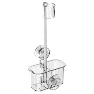 무타공 접착식 각도조절 헤어드라이기 거치대, 1개, white