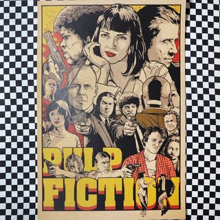 老番顛 1994 黑色追緝令 低俗小說 經典電影 海報 壁飾 裝飾畫