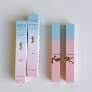 日本免稅店代購附購證Yves ai Laure聖Y25情人節馬卡漸變限定口紅唇膏77#煙裝粉1966, 77#煙裝粉, 1個