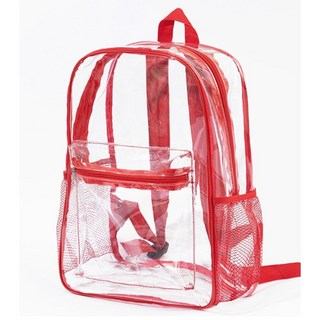 PVC 투명 가방 백팩 덕질 야구 직관 아이돌 콘서트 꾸미기 학생 비치백 방수