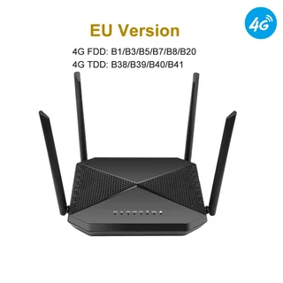 벤톤 언락 듀얼 밴드 4G+ 4G SIM 라우터 (SIM 카드 슬롯 포함) WiFi5 AC1200Mbps 모뎀 VPN 기가비트 WAN LA, 03 UK plug, 04 W01 EU