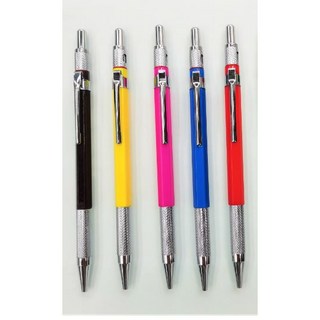 工程筆 2.0筆 繪圖筆 美術 寫字 工程筆芯 建築筆 木工筆, 黑色, 1個, 黑色