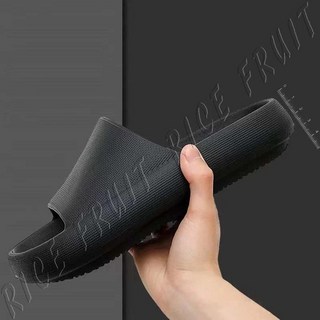 踩屎感拖鞋 厚底柔軟防水居家拖鞋 增高浴室止滑室內拖, 黑色, 25 cm