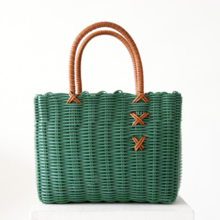 클래식뮤즈 빨대가방 물놀이 피크닉 바구니 여름 비치 라탄백 핸드위빙 포인트