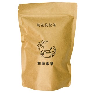 和順本草 菊花枸杞茶，天然草本，獨立包裝，清香甘甜，舒緩壓力，養生茶飲, 12g, 1個, 1個裝