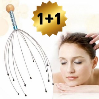 무핑 두피 마사지기 가벼운 휴대용 두피건강, 2개