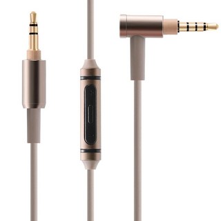 FAAEAL WH-1000XM5 오디오 케이블 교체용 소니 WH-1000XM3 XM4 MDR-950BT MDR-1AM2 WH-XB910N 헤드셋 ATH-M50xBT2 헤드폰 2, 그레이(마이크 포함 1.5m(5피트)