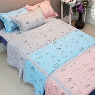 시어서커 카페트겸 여름 이불 싱글 패드 깔개 S 110x200 핑크 그레이 블루