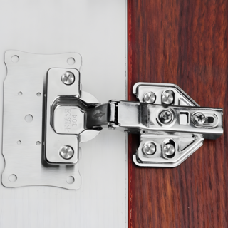 HwaDon 스텐 싱크대 문 경첩 보강판 플레이트, 10개입