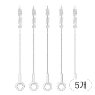 순수아 빨대 세척솔, 5개, 골드형