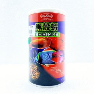 悠悠兩棲爬蟲特寵店 高蛋白乾蝦 乾燥赤蟲 豐年蝦 白蝦 南極蝦 活餌 乾燥活餌 水族爬蟲飼料, 1個, 黑殼蝦470mL