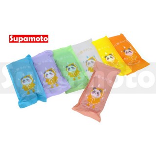 Supamoto 卡片雨衣 兒童拋棄式一次性加厚輕便雨衣 七彩半透明登山露營騎士, 1個, 1件