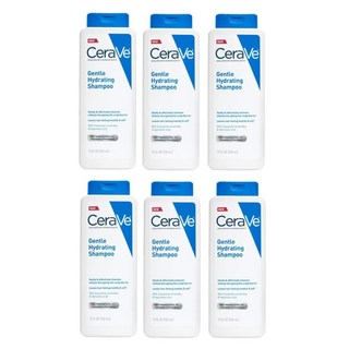 세라비 젠틀 하이드레이팅 샴푸 CeraVe Hair Gentle Hydrating Shampoo, 6개, 355ml