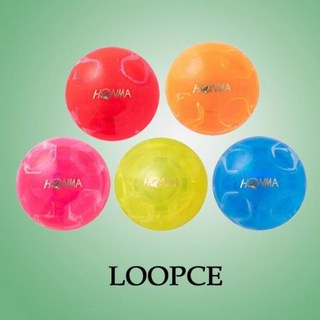 혼마 PAG2301 LOOPCE 루프스 룹스 파크골프공 파크골프볼 3피스, 색상 : 레드