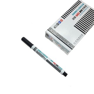 NO.605 速乾, 3個裝, 雄獅油性奇異筆, 【黑】