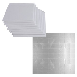 국산 일회용 비닐 식탁보 85x85cm 낱장 10매 캠핑 배달용