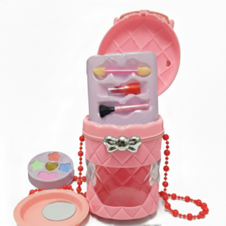 메이크업 선물 미니 키트 가방 꾸러미, 원분홍