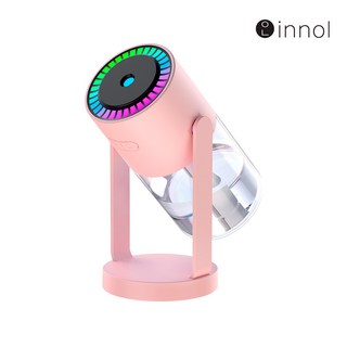 이놀 스윙 미스트 3세대 무소음 600ml 초음파 미니가습기, 핑크 [EW008]