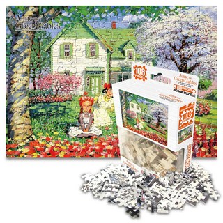 빨강머리앤 직소퍼즐 108조각, 1개, 꽃나들이, 108피스