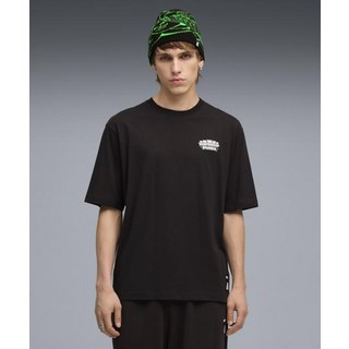 푸마 PUMA X 립앤딥 박시 그래픽 티 - 블랙 632413-01 296675