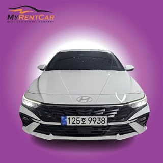 [월렌트/서울/1개월] 한달렌트 24년식 아반떼 스마트스트림 가솔린 1.6모던 5인승 2WD, (3000KM)