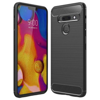 RUGGED SHIELD LG V50S ThinQ 碳纖維紋理手機殼