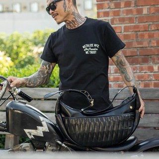 Gu camp 騎士部品 Metalize diamonds Hobo包 菱形格紋PU皮 半月包 騎士背包