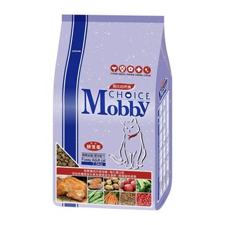 Mobby 嚴選寵物天然糧 挑嘴成貓/營養配方 7.5kg, 1個, 挑嘴貓