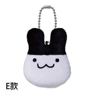 M.M小舖 BANDAI 塔麻可吉大臉絨毛吊飾 塔麻歌子電子雞角色吊飾 全5款, 1個, E款/黑白色款1F