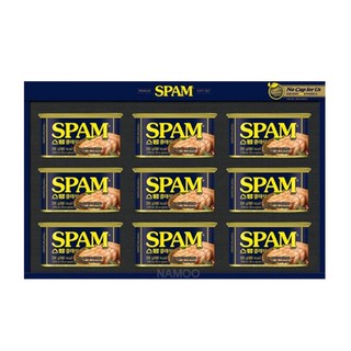 스팸 선물세트 8호 + 쇼핑백, 1세트