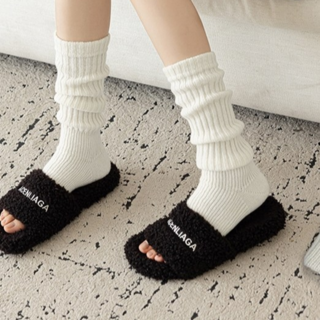 人魚朵朵 學院風針織襪套 踩腳襪套 喇叭襪套 袖套 保暖襪套 JK日系堆堆襪 過膝襪 泡泡襪 小腿襪套 長筒襪