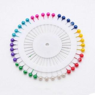 大頭針 珠光針服裝定位針手工針大頭針珍珠針固定針立體針裁剪珠珠針飾品, 1個, 一盤【40枚裝】送小毛球針插