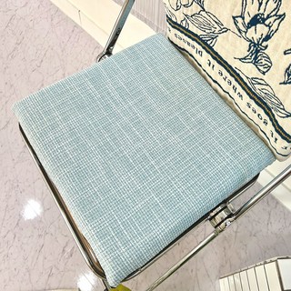 똑소녀 메모리폼방석 수험생 사각 논슬립방석 5color 2size, 스카이블루40x40