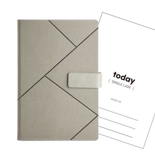 싱글레이드 만년 일기장 업무용 A5 다이어리, 그레이