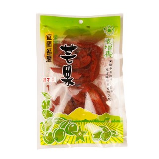 老增壽 宜蘭名產蜜餞系列：仙楂餅、芭樂乾、洛神花等多種口味任選，傳統古法製作，酸甜開胃助消化, 1個, 辣芒果(125g)